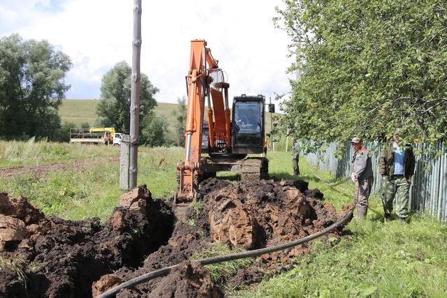 В селе Малосухоязово появился газ