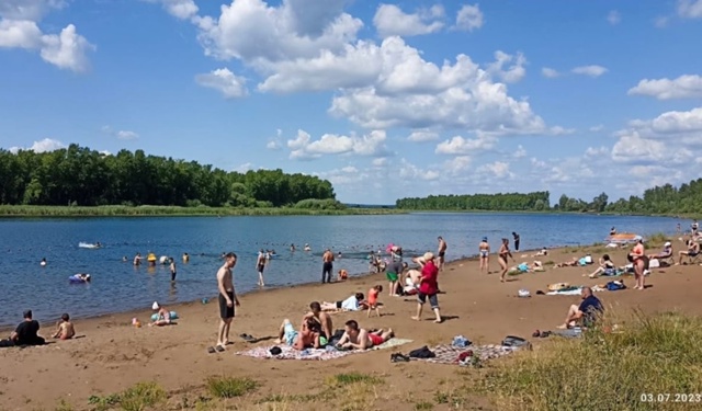 Пляж в Бирске официально открыт